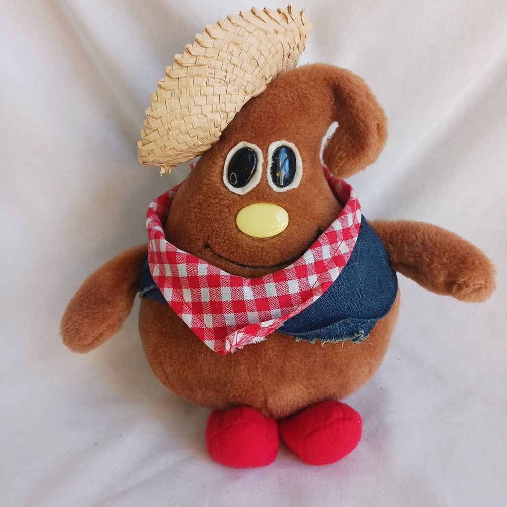 VTG 1984 Nestle Milky the Morsel Family's Country Cousin Plush 11" chocolate